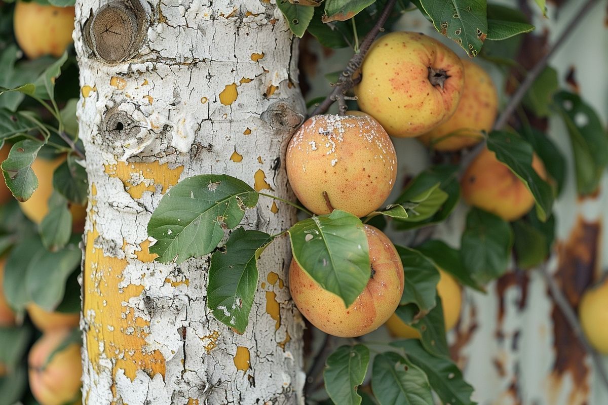 Protégez vos arbres fruitiers des agressions hivernales avec du lait de chaux